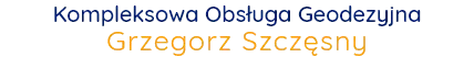 logo Kompleksowa Obsługa Geodezyjna Grzegorz Szczęsny